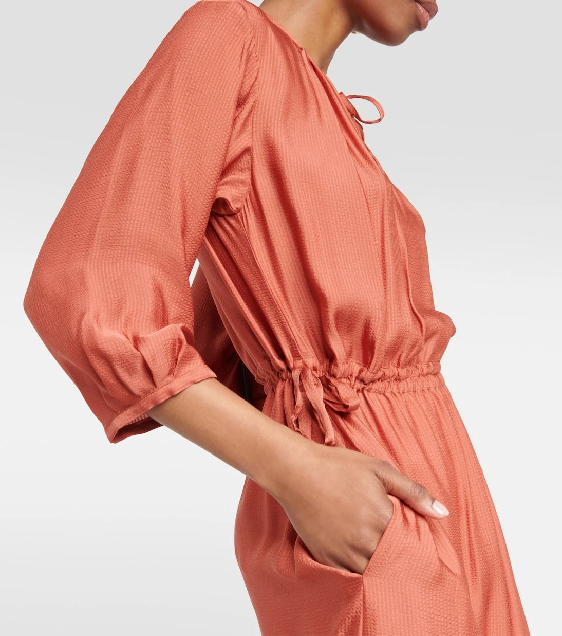 A.P.C. - Eve pleated jersey midi dress