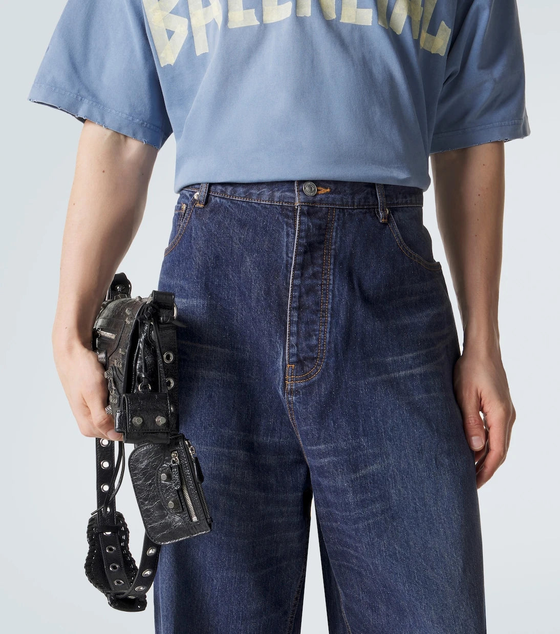 Balenciaga - Mid-rise wide-leg jeans