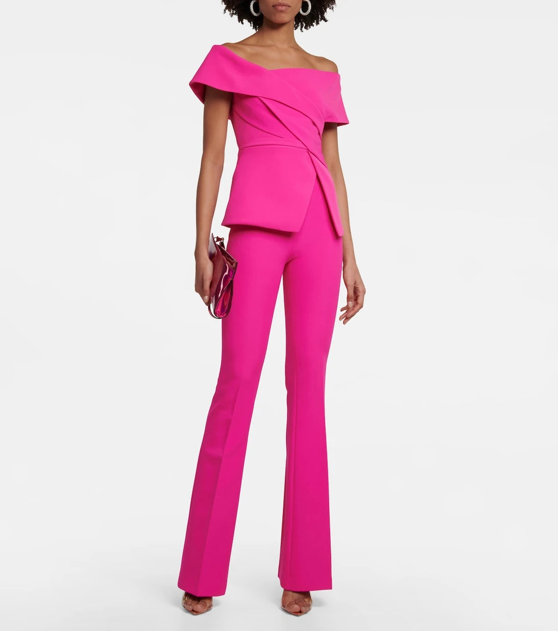 Safiyaa - Eimear off-shoulder crêpe top
