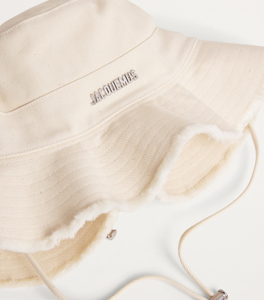 Ivory Artichaut Logo Bucket Hat