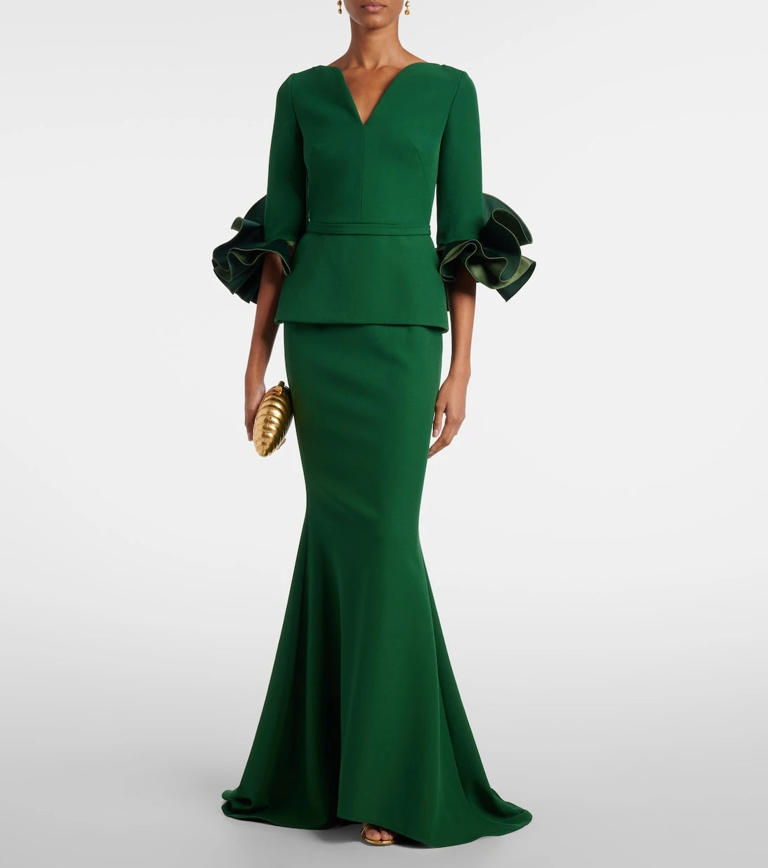 Safiyaa - Clemenza crêpe gown