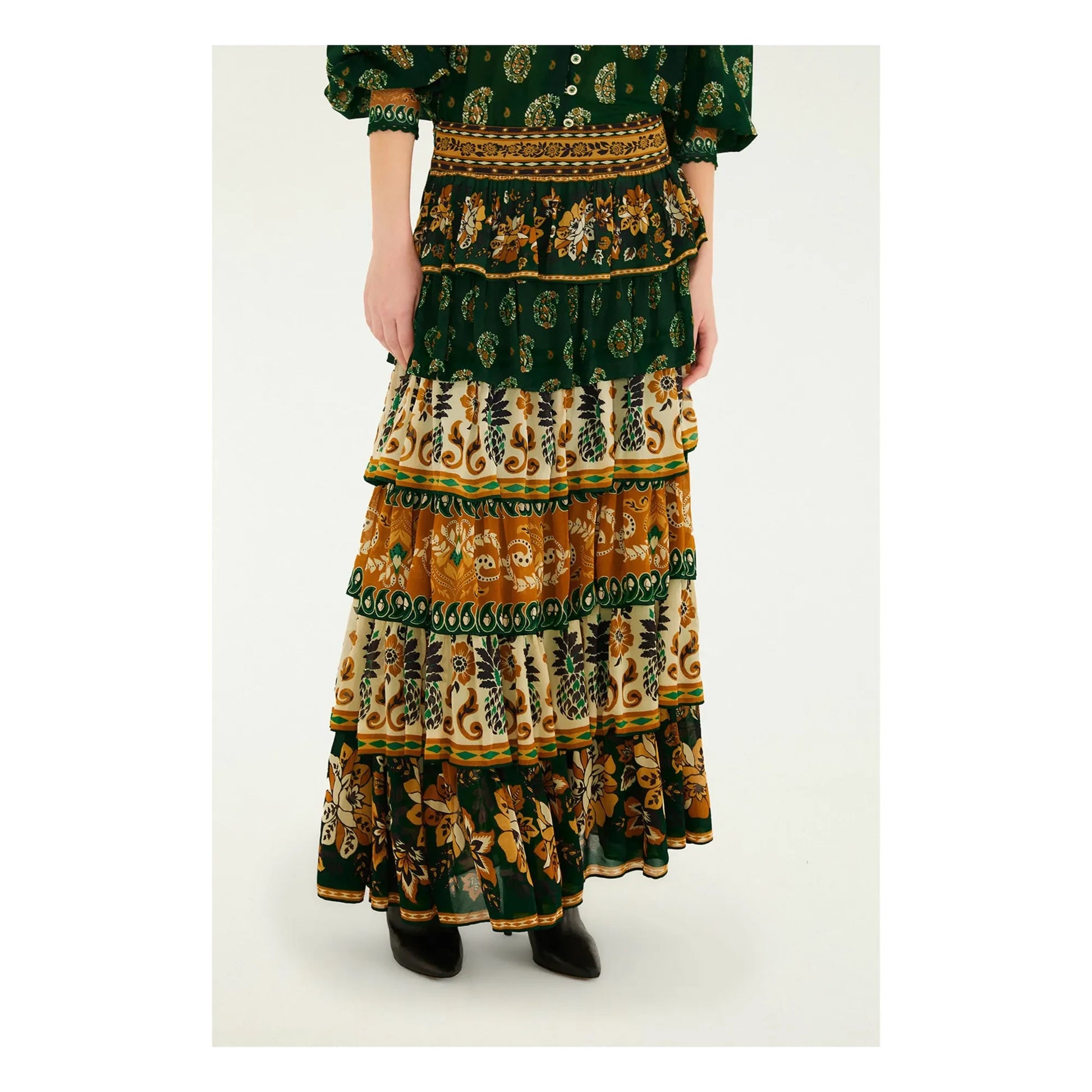 Farm Rio - Ayla skirt | Green