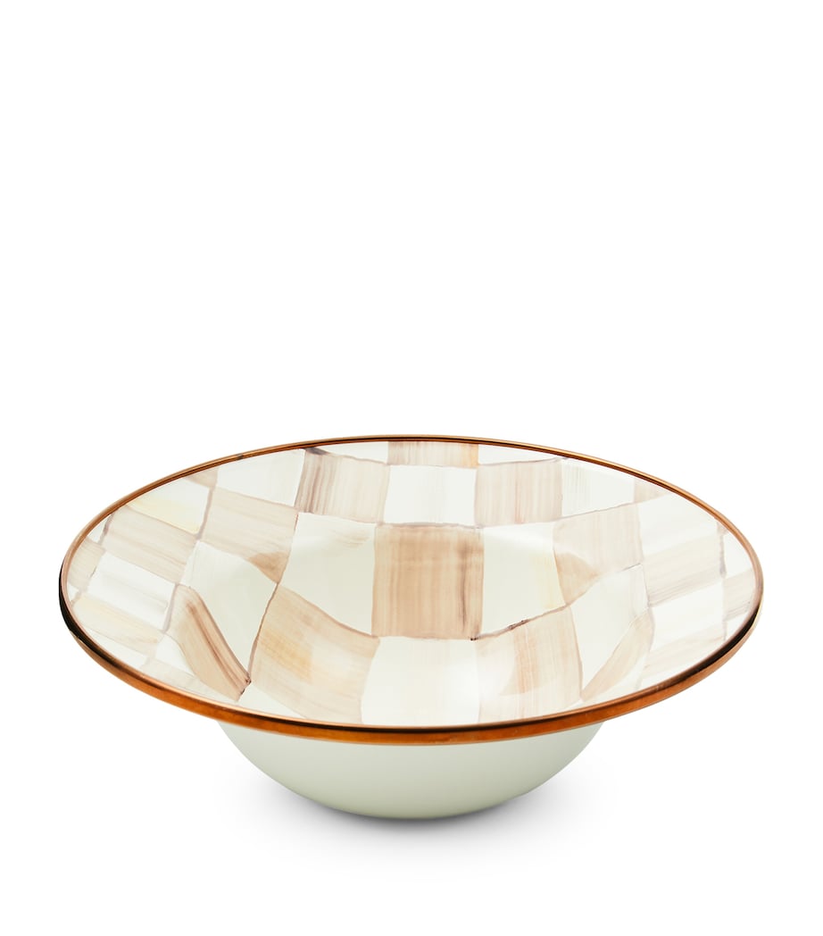 Mocha Check Breakfast Bowl (19cm)