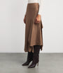 Fabiana Filippi Virgin Wool Asymmetric Midi Skirt