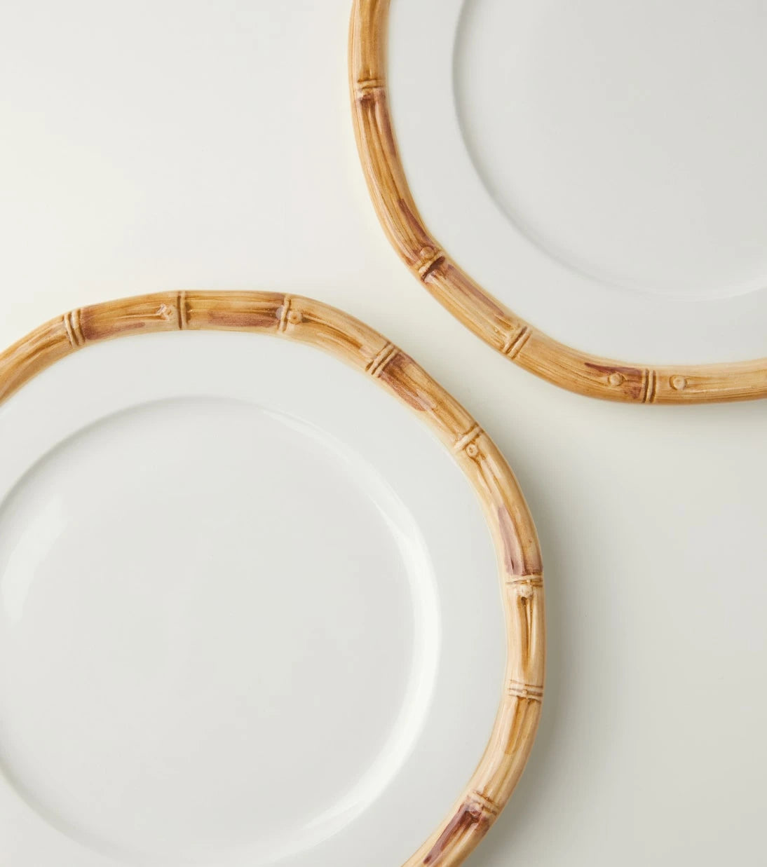 Les-Ottomans - Bamboo set of 4 ceramic dessert plates