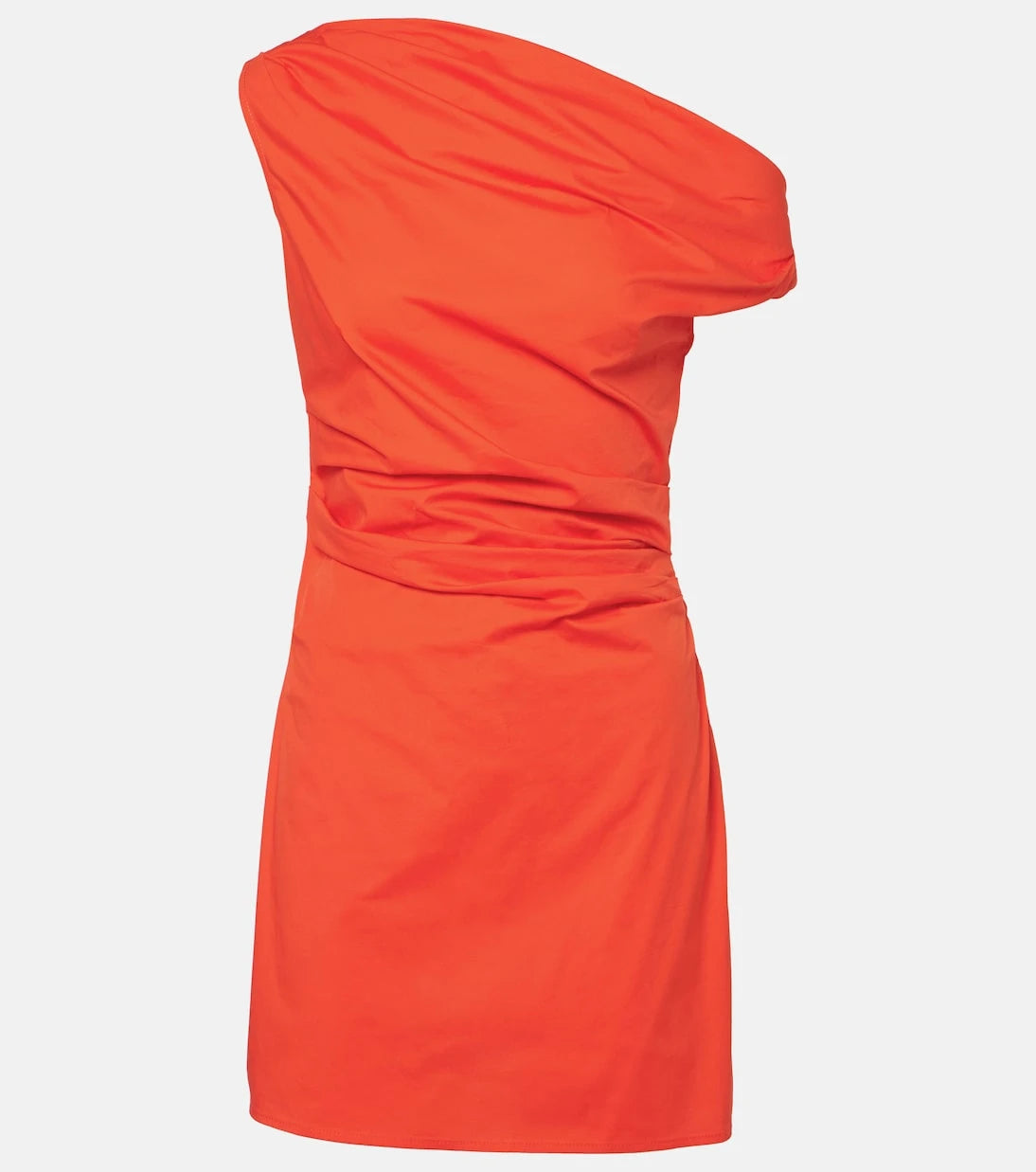 Staud - Phare draped cotton minidress