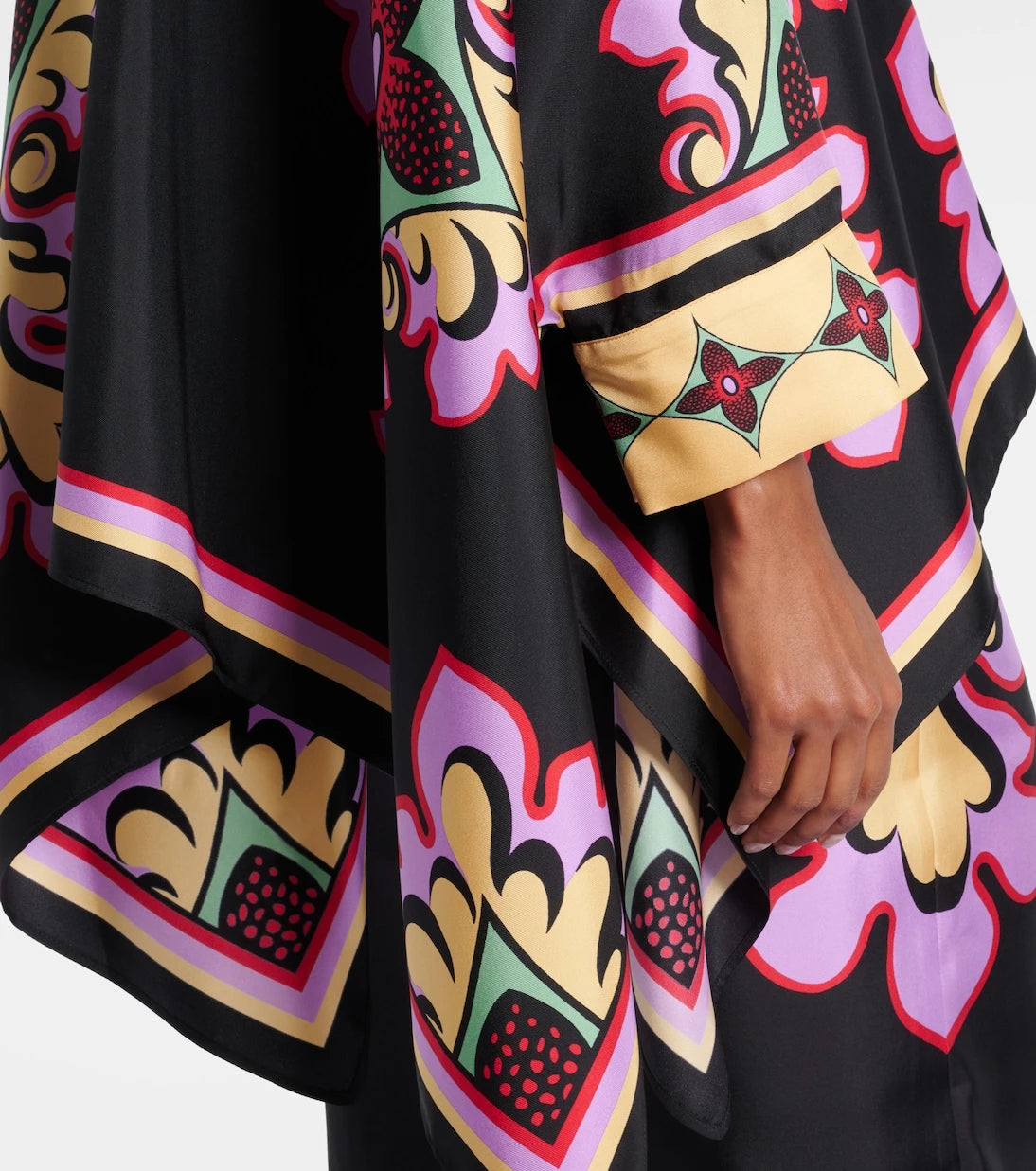 La DoubleJ - Foulard printed silk blouse