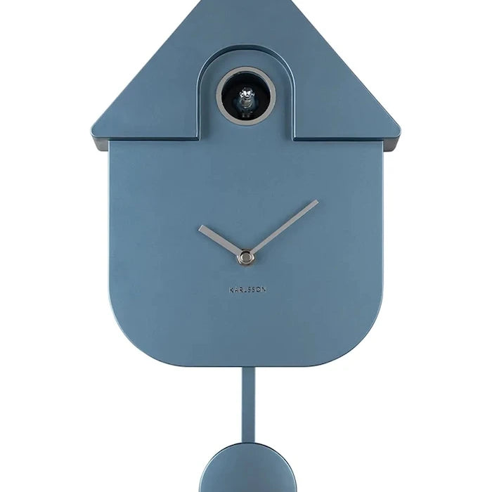 Часовник с кукувичка Karlsson Modern Cuckoo Metallic