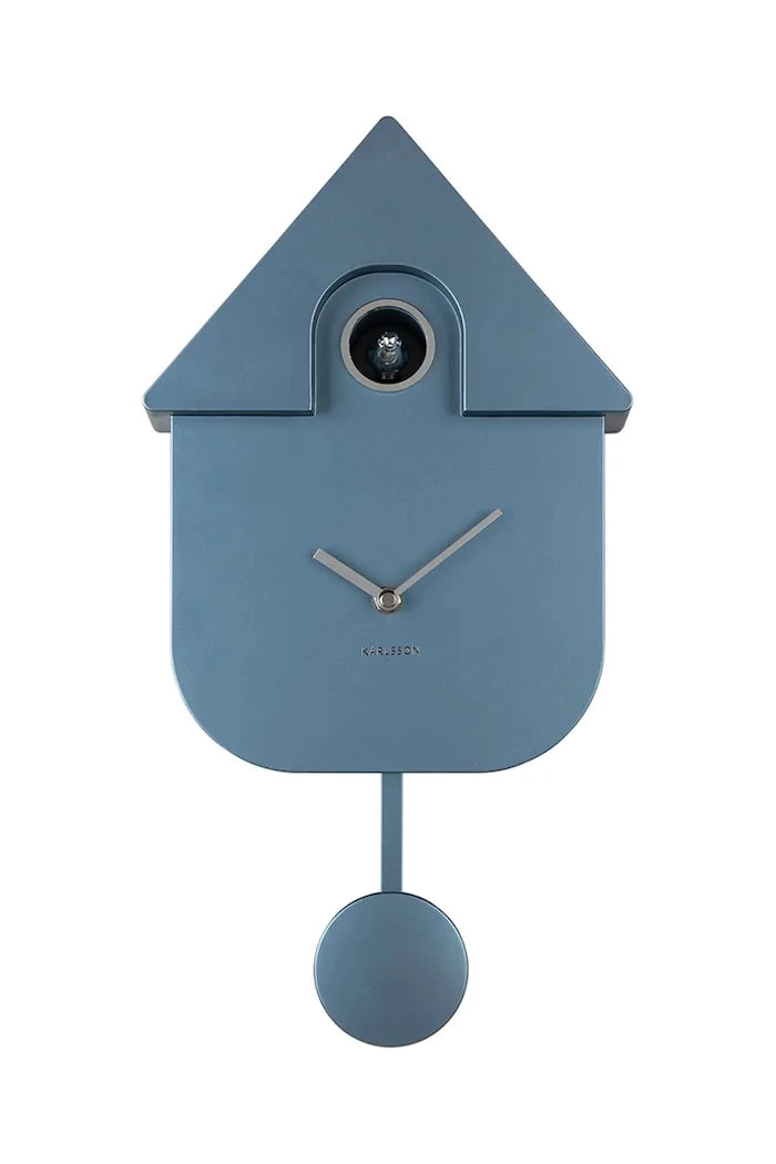 Часовник с кукувичка Karlsson Modern Cuckoo Metallic