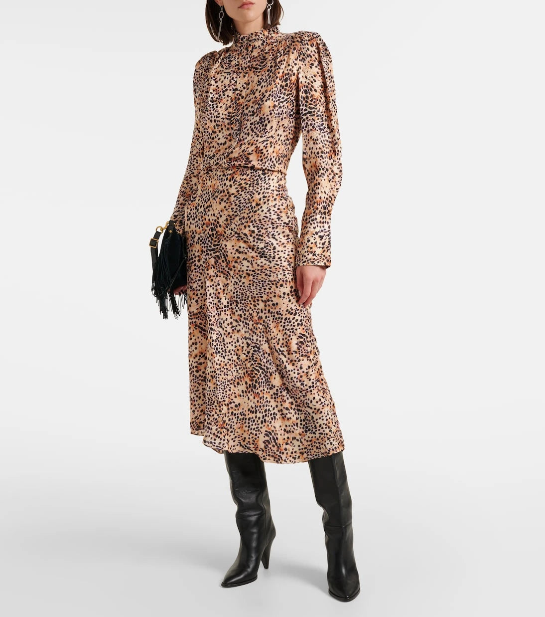 Isabel Marant - Lamia leopard-print ruffled blouse