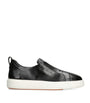 Santoni Leather Clean Icon Victory Sneakers