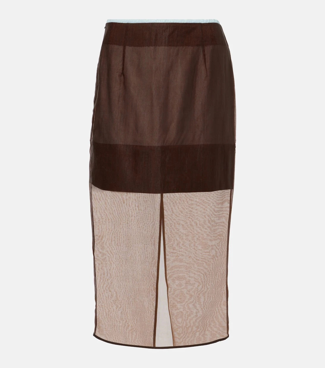 Jacques Wei - Chiffon midi skirt