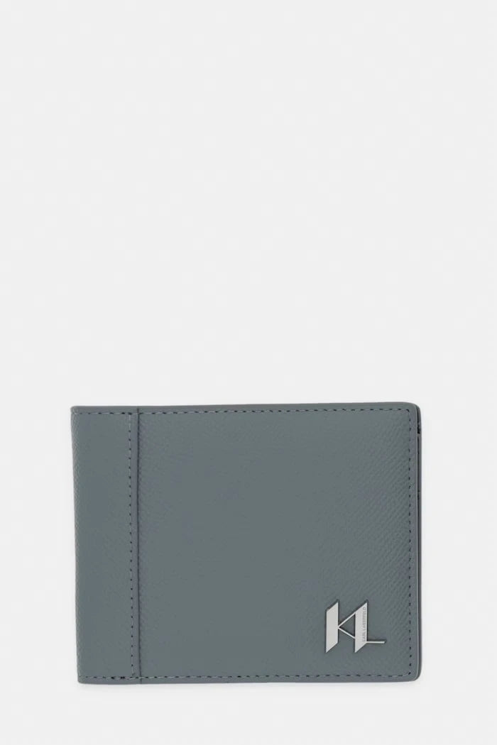 Karl Lagerfeld портфейл мъжки от кожа K/MONOGRAM