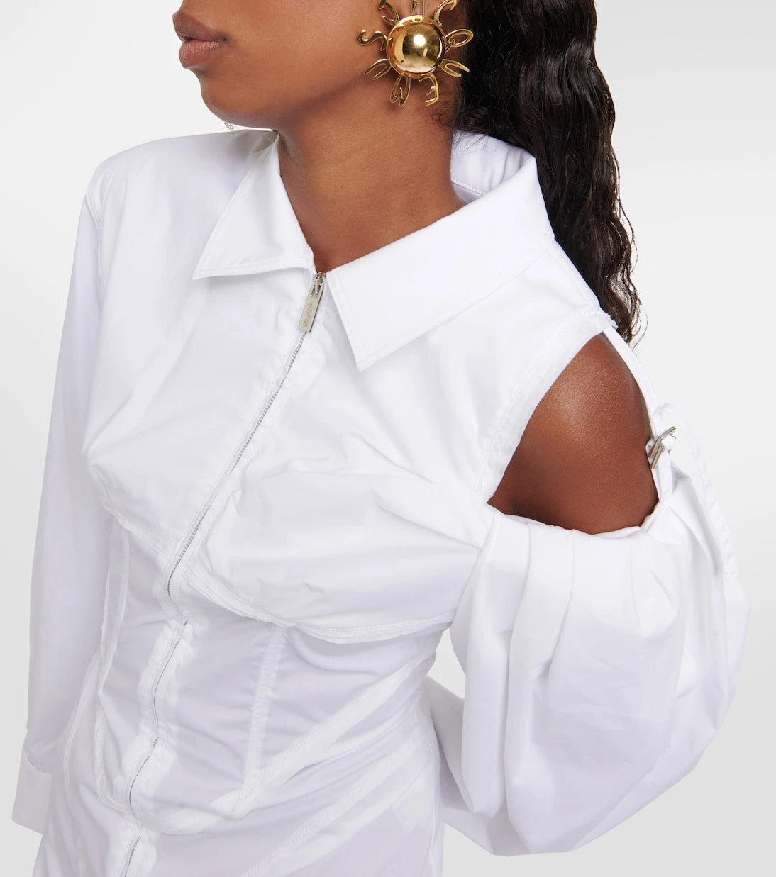 Jacquemus - La Robe Galliga cotton-blend minidress
