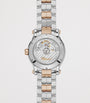 Stainless Steel, Rose Gold and Diamond Happy Sport Watch 36mm