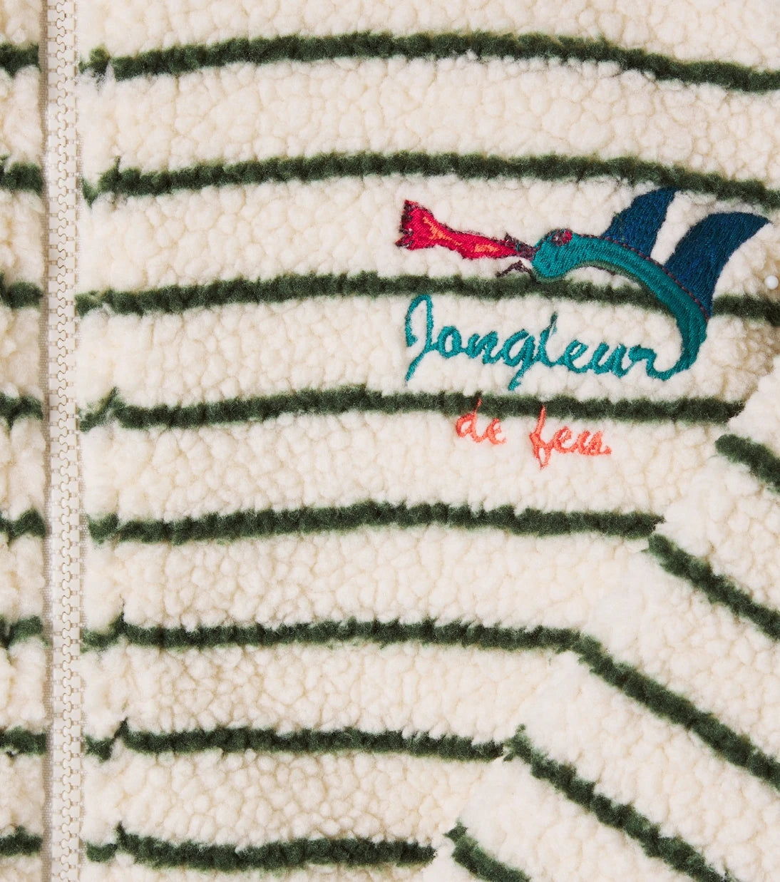 Konges Sløjd - x RHW striped fleece jacket