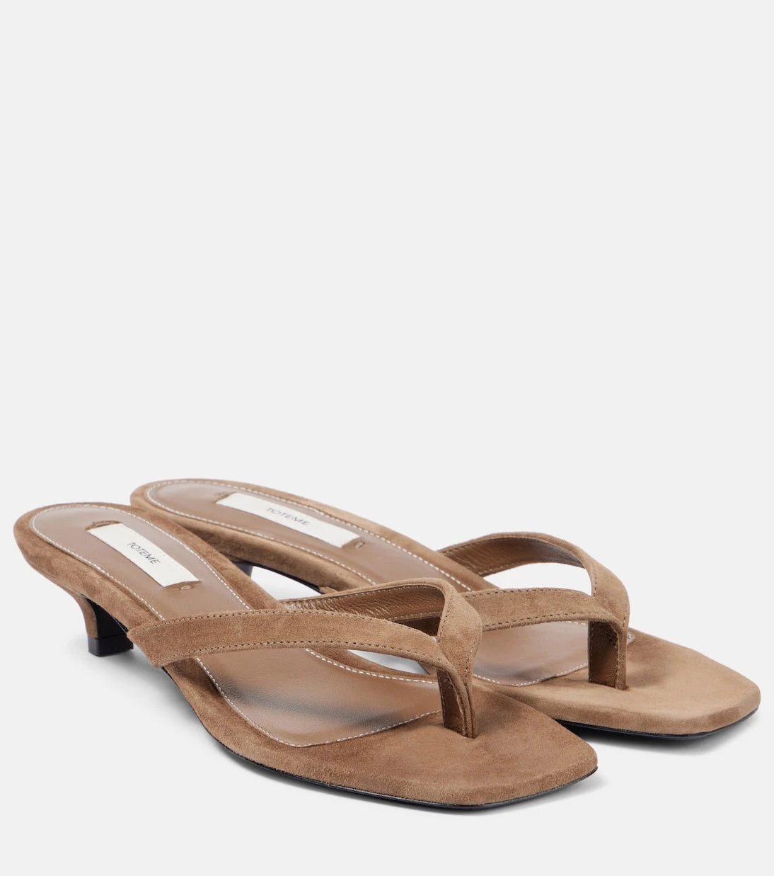 Toteme - Suede thong sandals