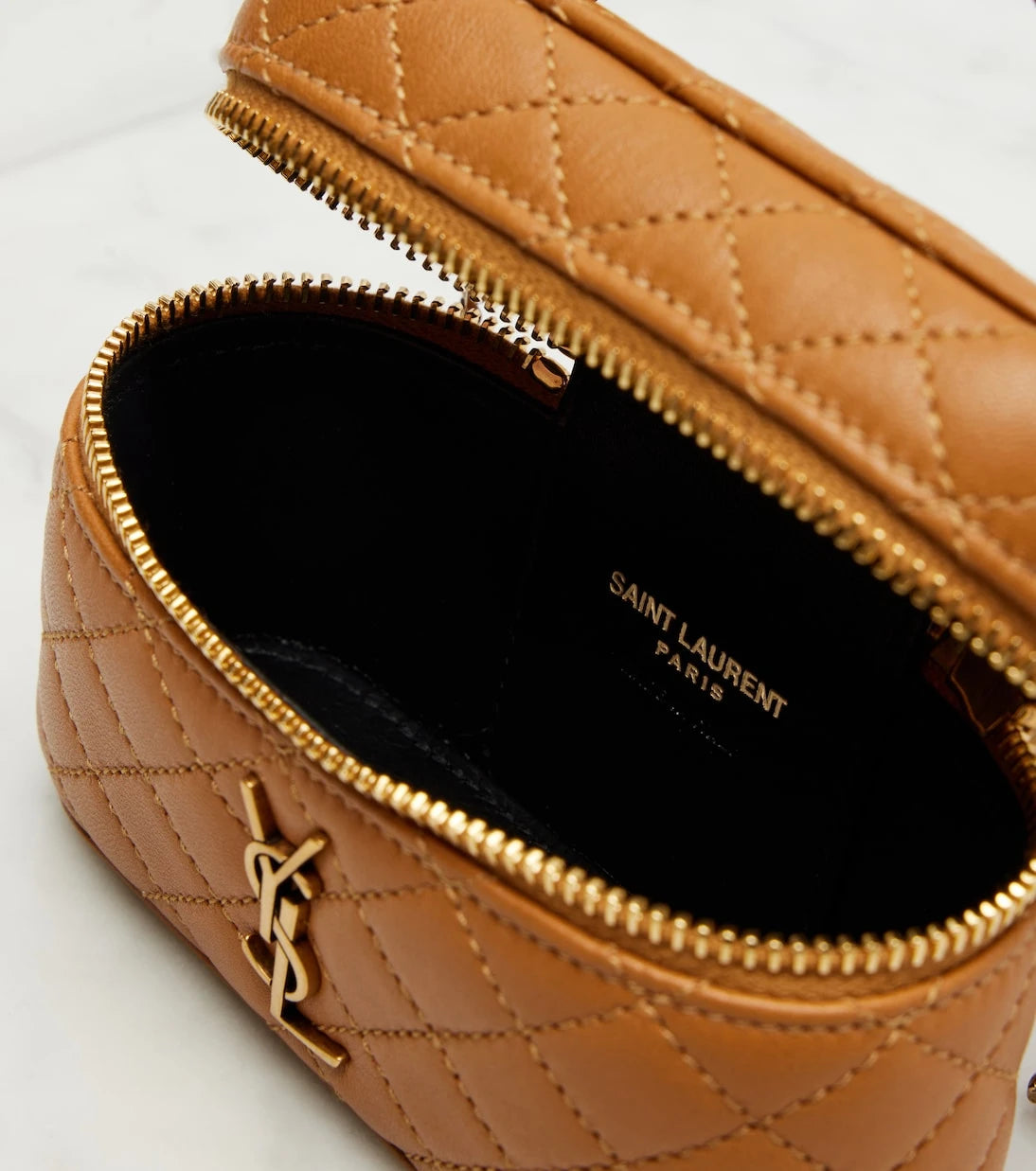 Saint Laurent - Gaby Micro leather vanity bag