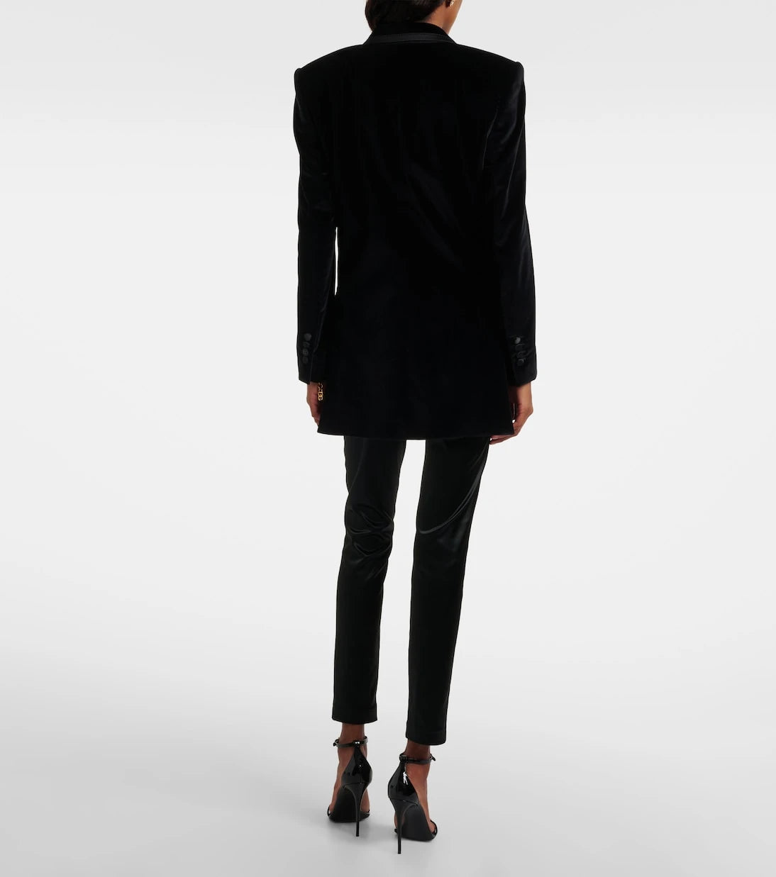 Dolce&Gabbana - Cotton-blend velvet tuxedo jacket
