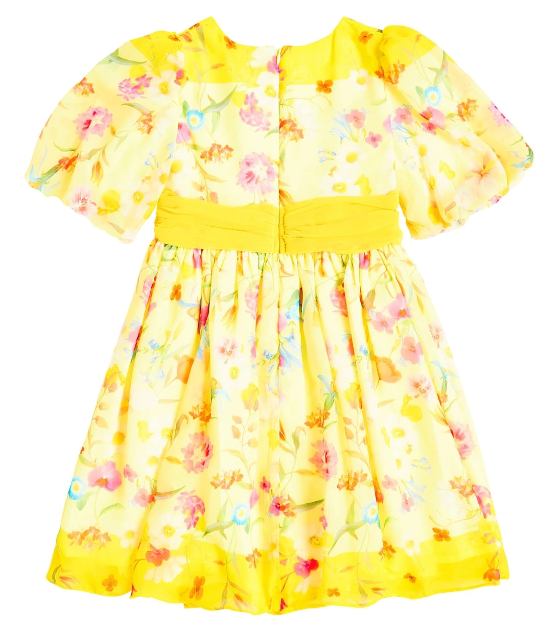 Patachou - Balloon-sleeve floral dress