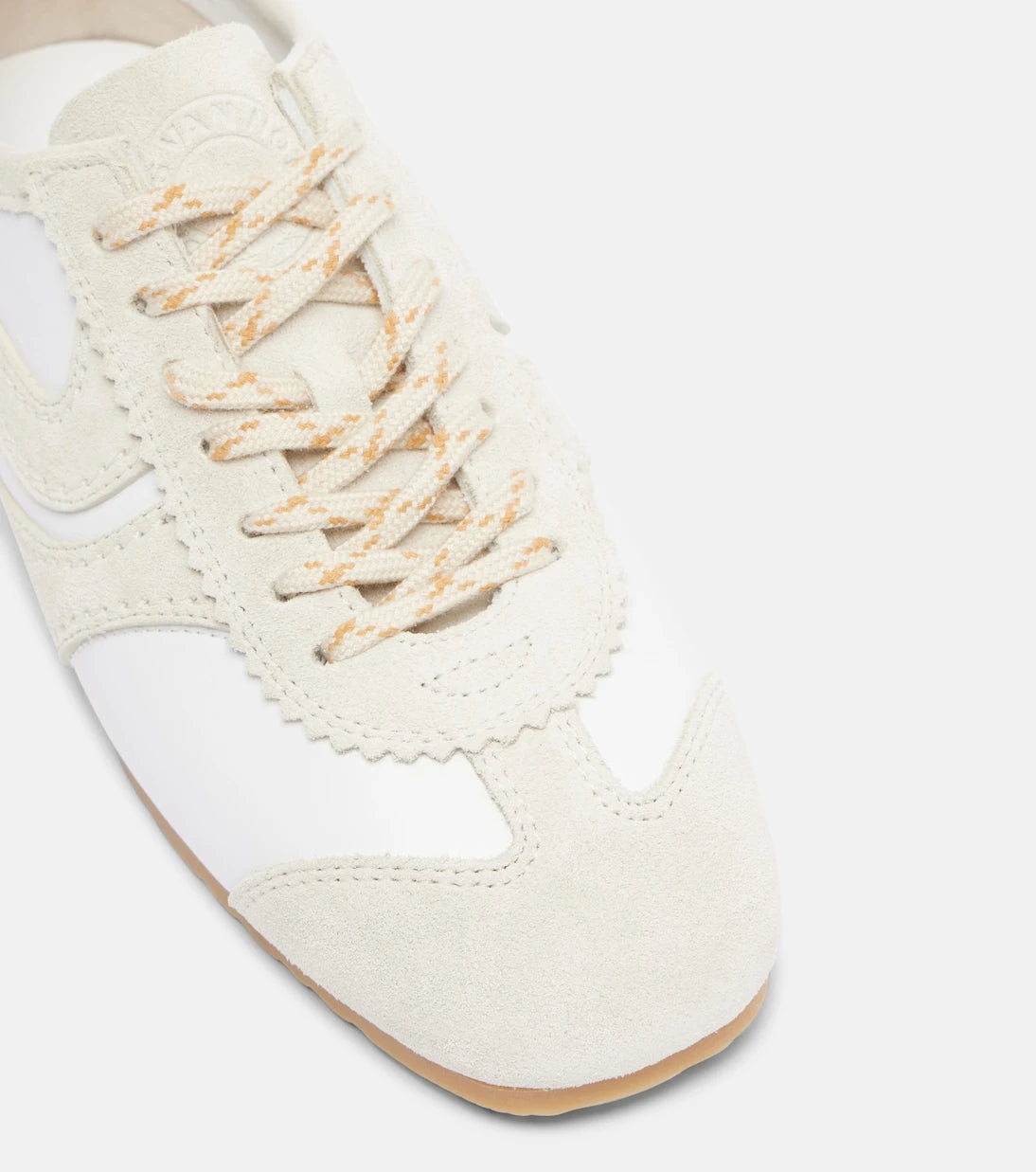 Dries Van Noten - Suede-trimmed leather sneakers