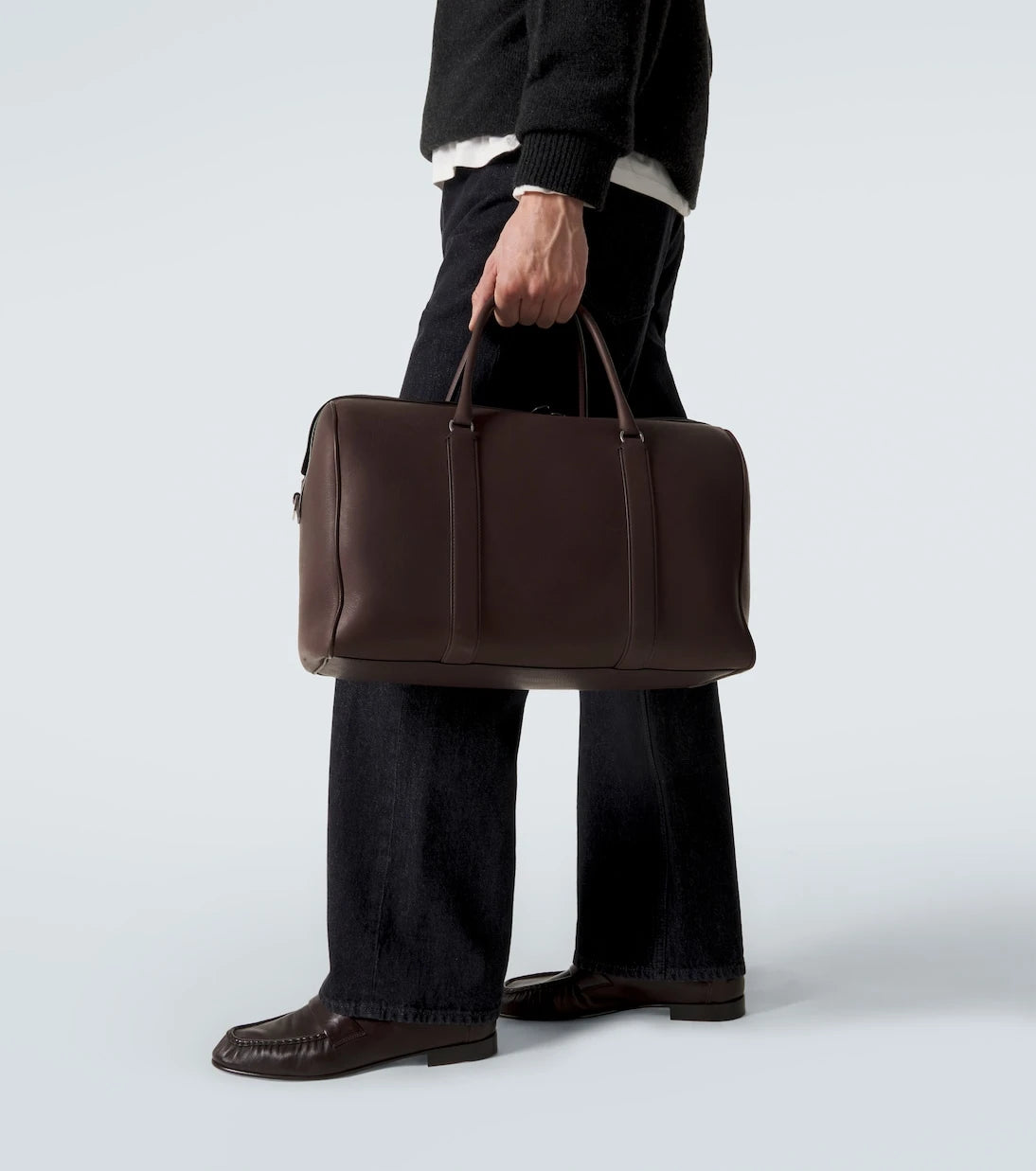 The Row - Iowa leather duffel bag