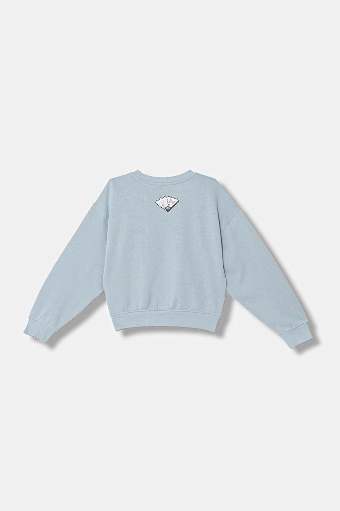 United Colors of Benetton çocuk pamuklu sweatshirt