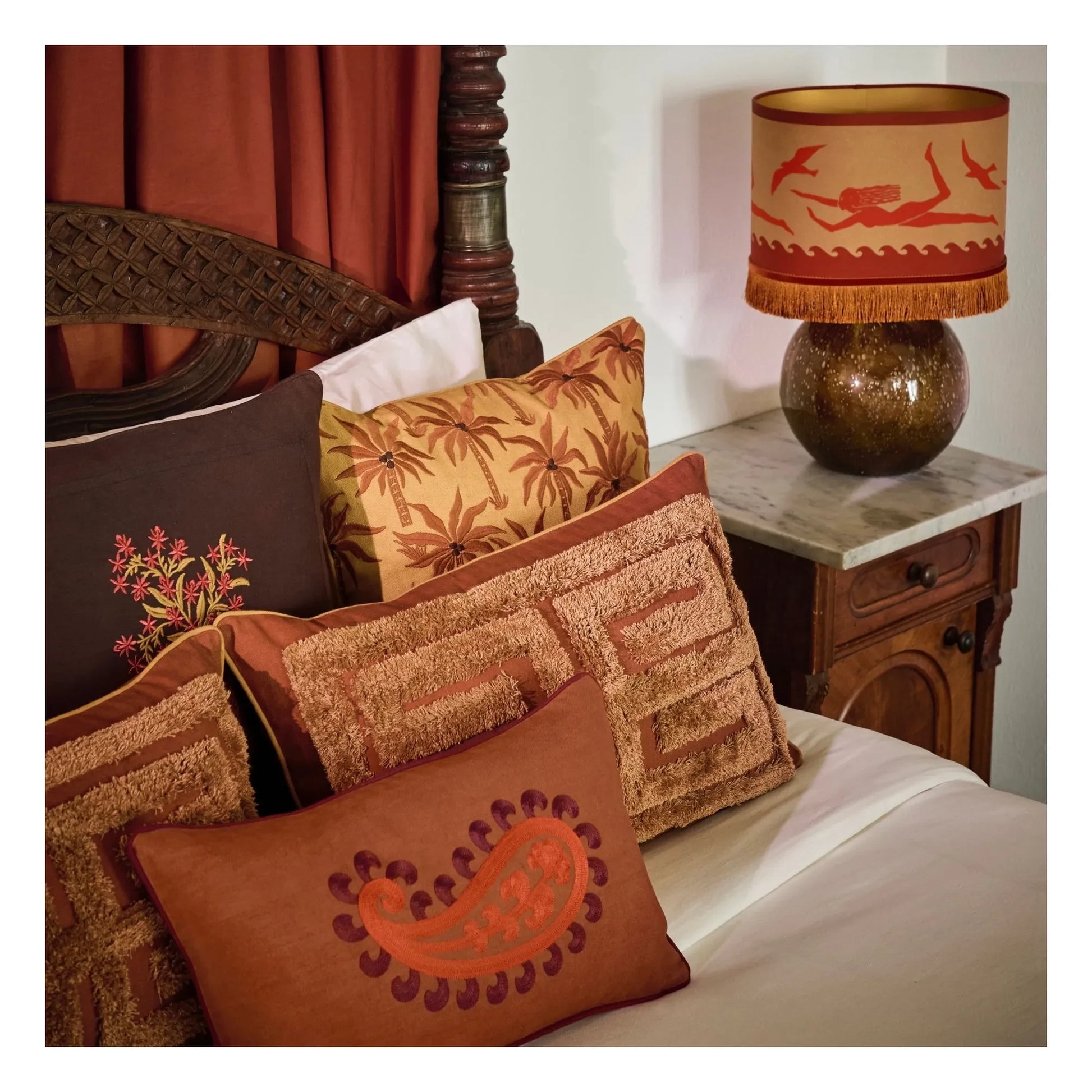 Palais - Cleo cushion cover | Cannelle