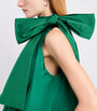 Green Taffeta Mini Dress