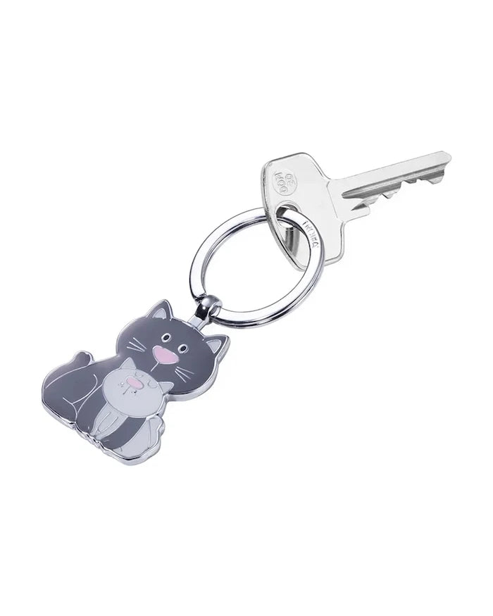 Troika ключодържател за ключове от полиран метал 7,8 x 3,5 x 1 cm