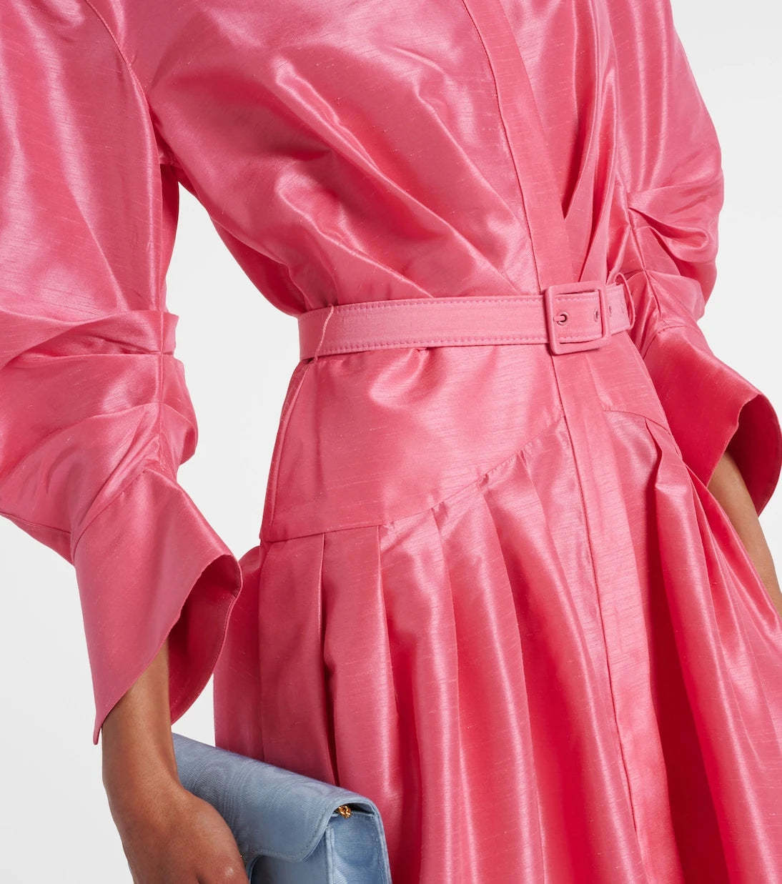 Rebecca Vallance - Maple belted gathered shirt dress