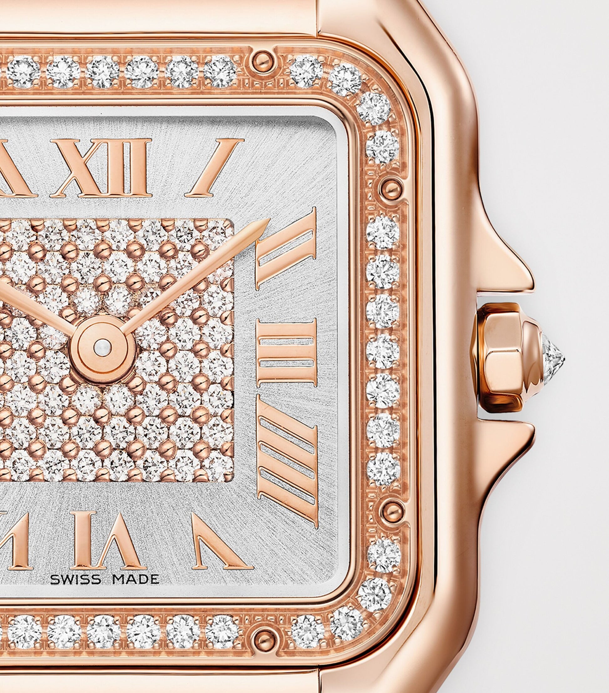 Medium Rose Gold and Diamond Panthère de Cartier Watch 27mm