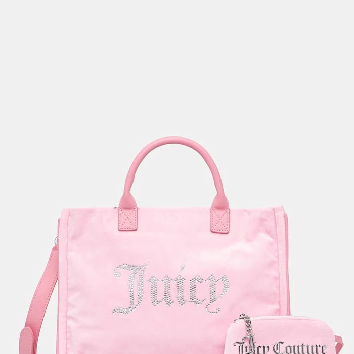 Juicy Couture Kadın Iris Velvet Kadife Alışveriş Çantası
