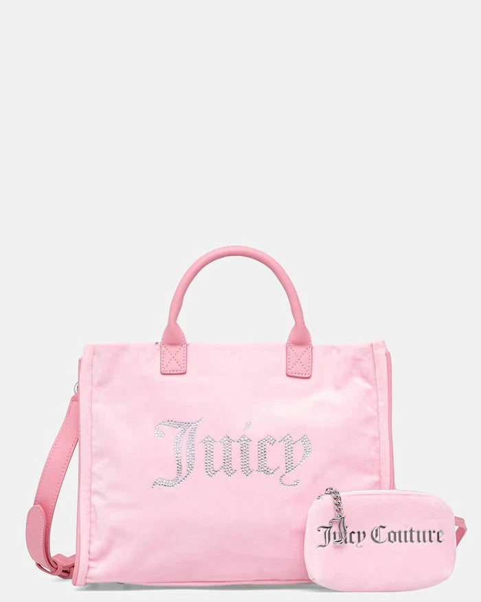 Juicy Couture Kadın Iris Velvet Kadife Alışveriş Çantası