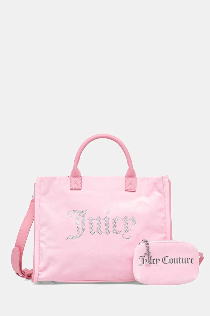 Juicy Couture Kadın Iris Velvet Kadife Alışveriş Çantası