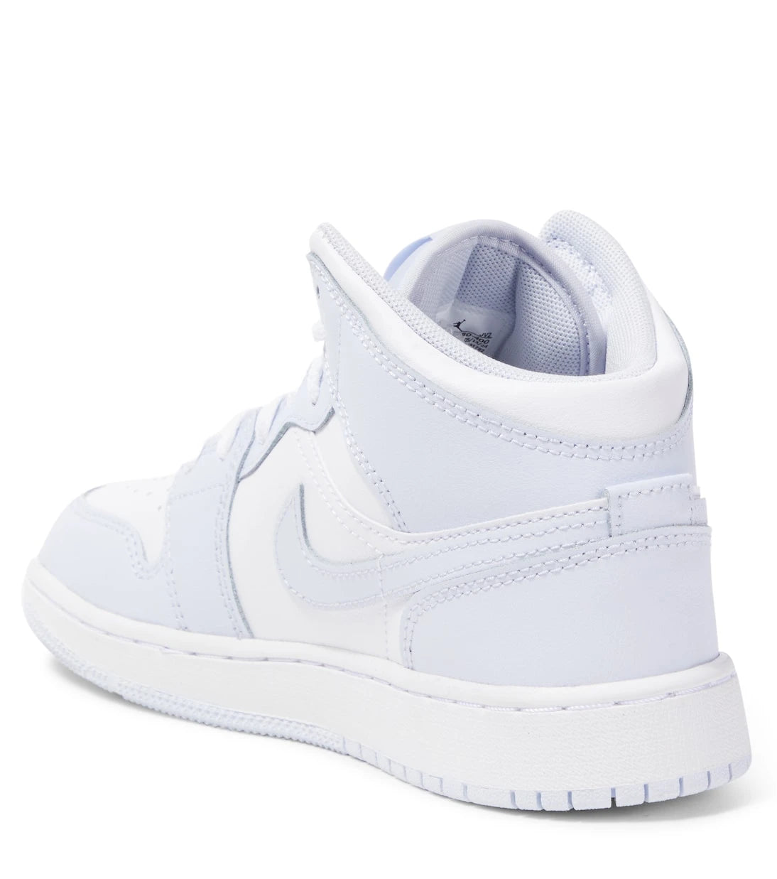 Nike Kids - حذاء سنيكرز Air Jordan 1 Mid الجلدي للأطفال