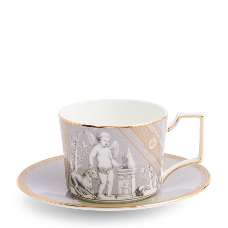 Renaissance Teacup and Saucer