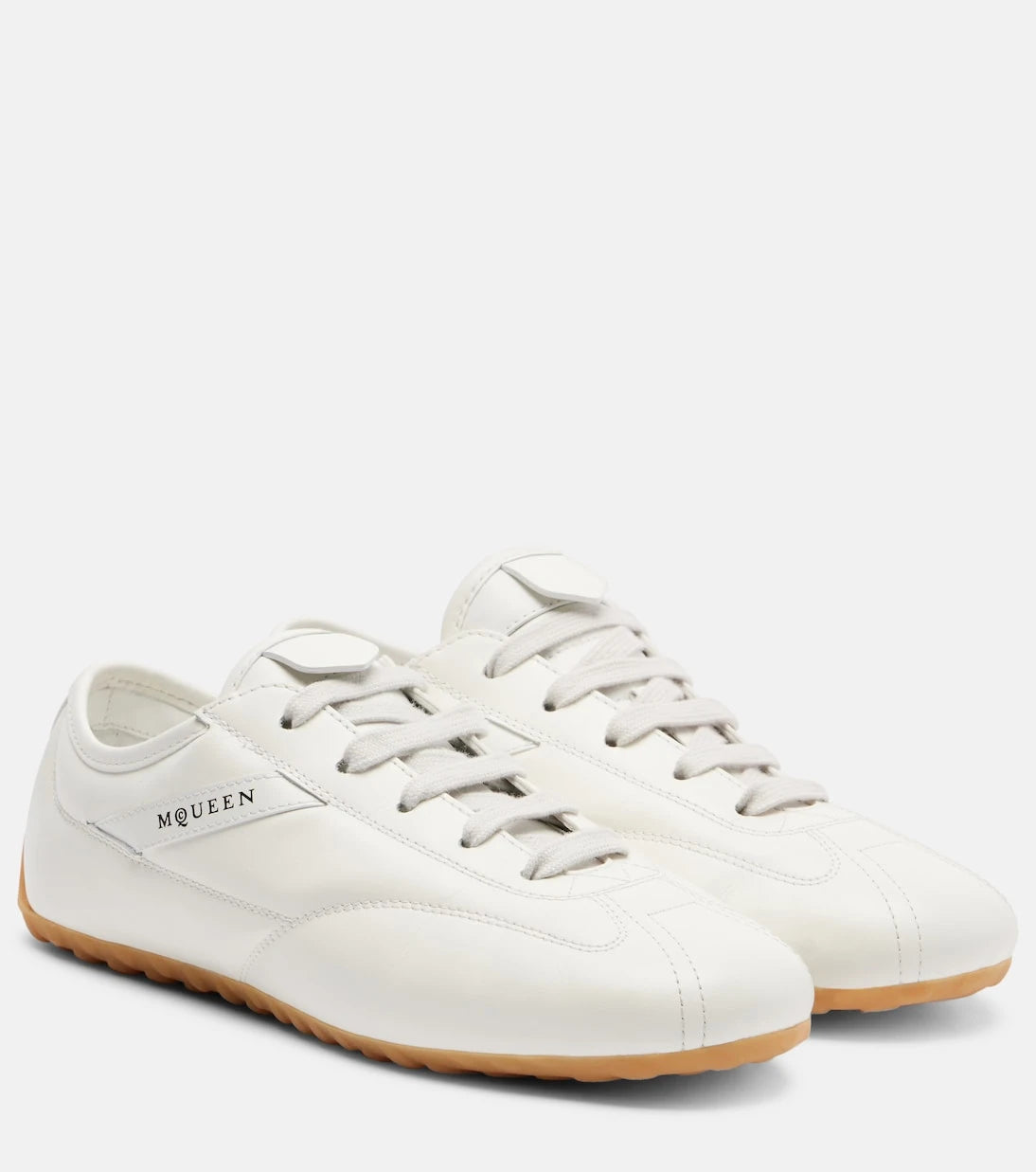 McQueen - Boxe leather sneakers