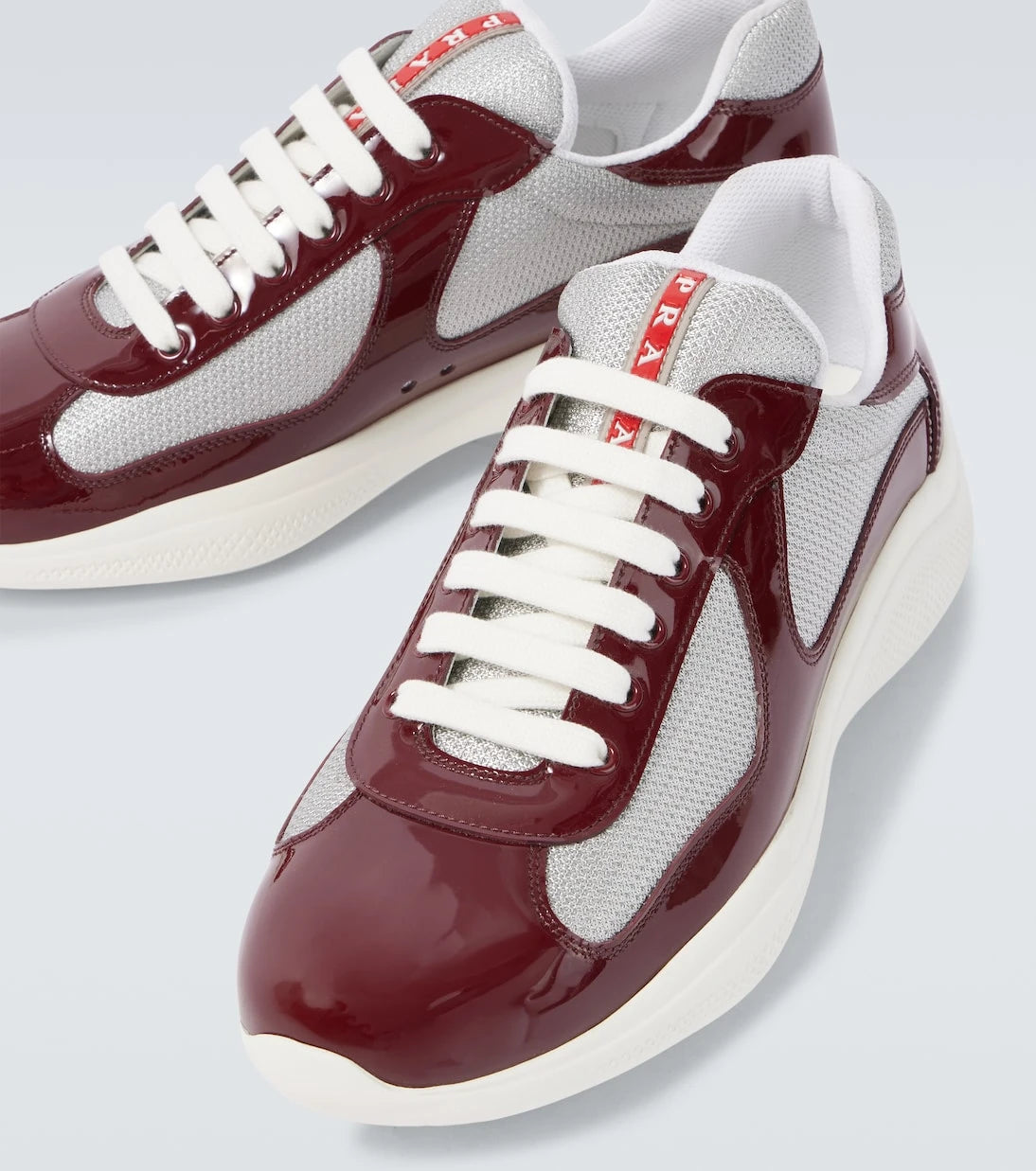 Prada - America's Cup patent leather sneakers