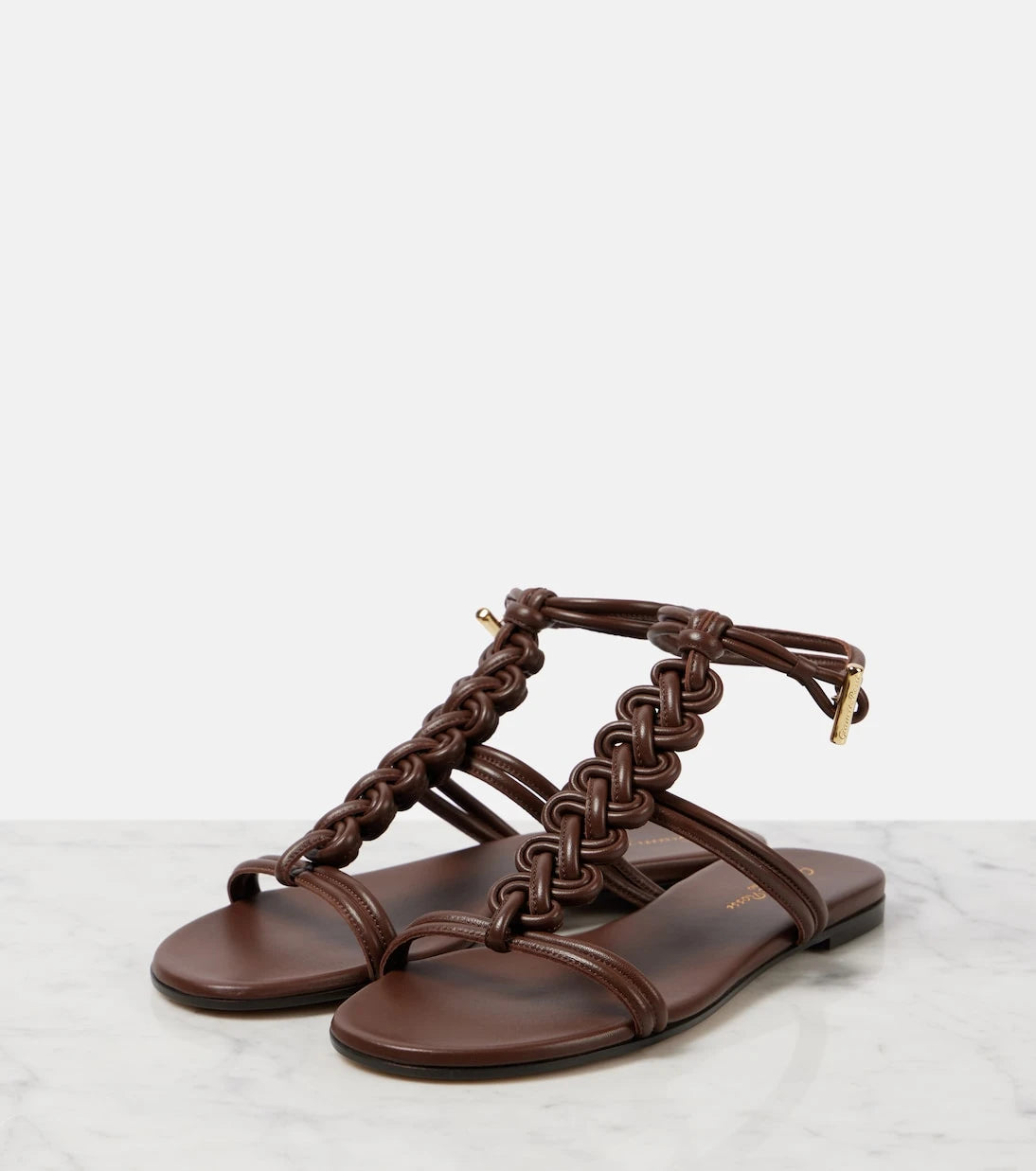 Gianvito Rossi - Capua braided leather sandals