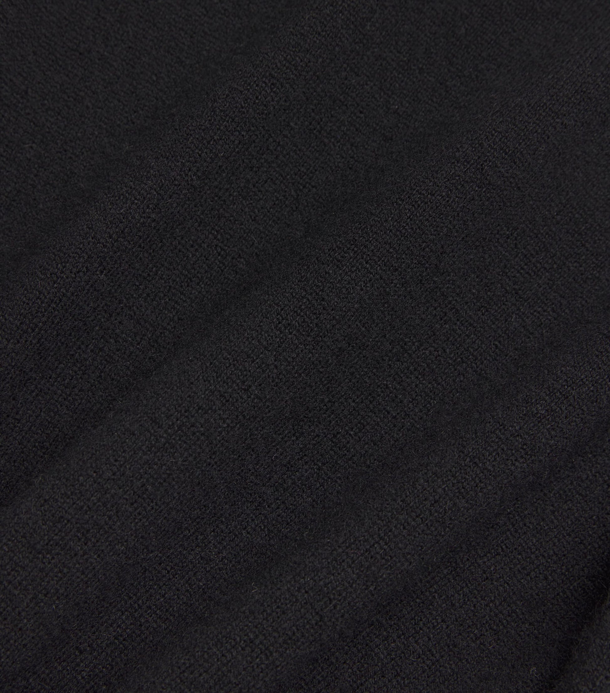 Cashmere Sleeveless Midi Dress BLACK