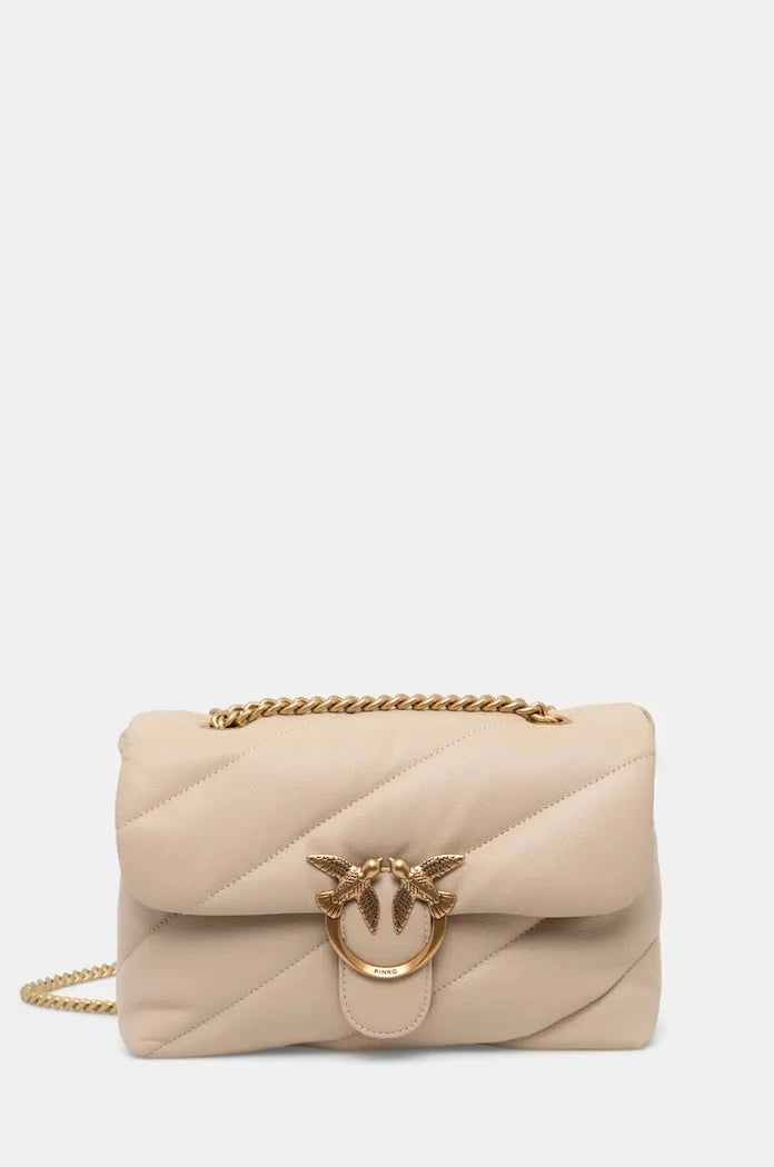 Pinko kadın deri crossbody çanta
