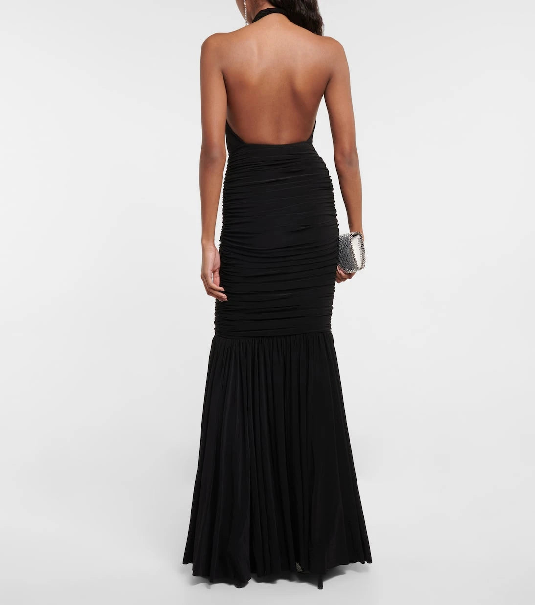 Norma Kamali - Fishtail halterneck gown