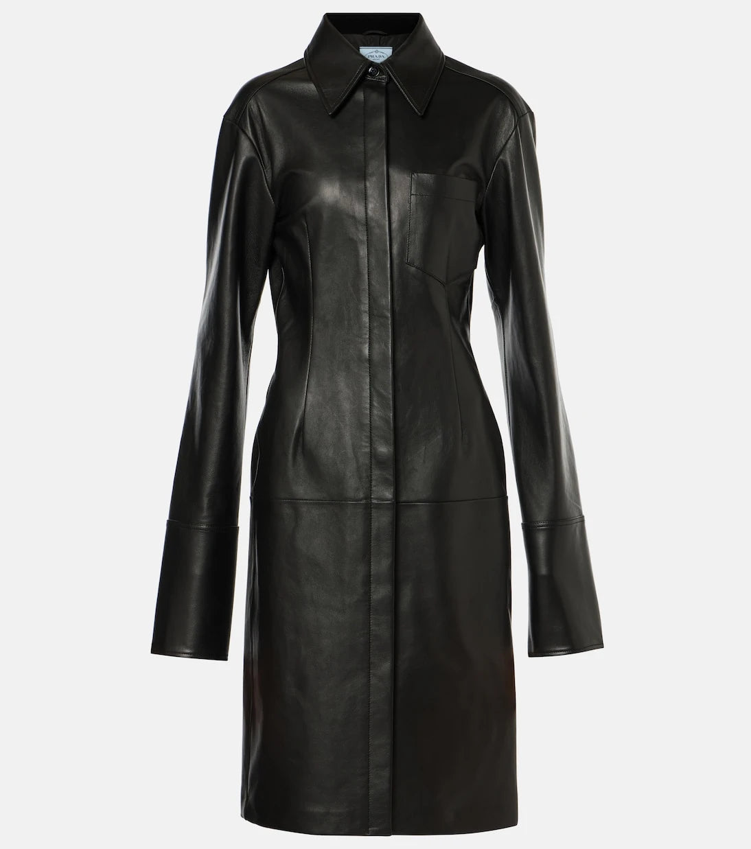 Sportmax - Oidio leather coat