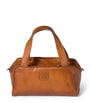 Brown Leather Top-Handle Bag