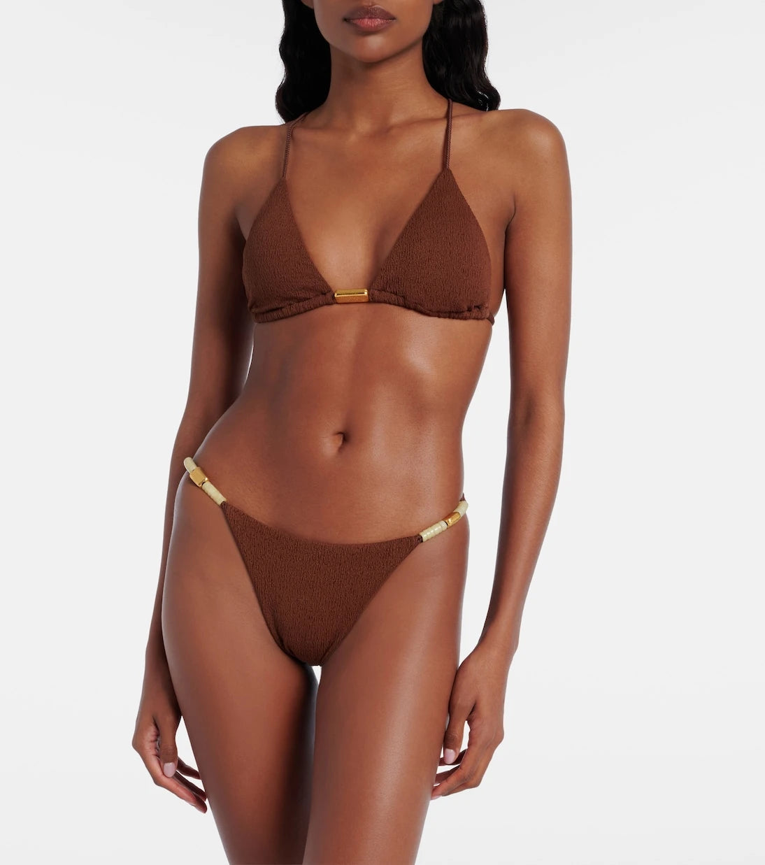 ViX Paula Hermanny - Harper beaded bikini bottoms