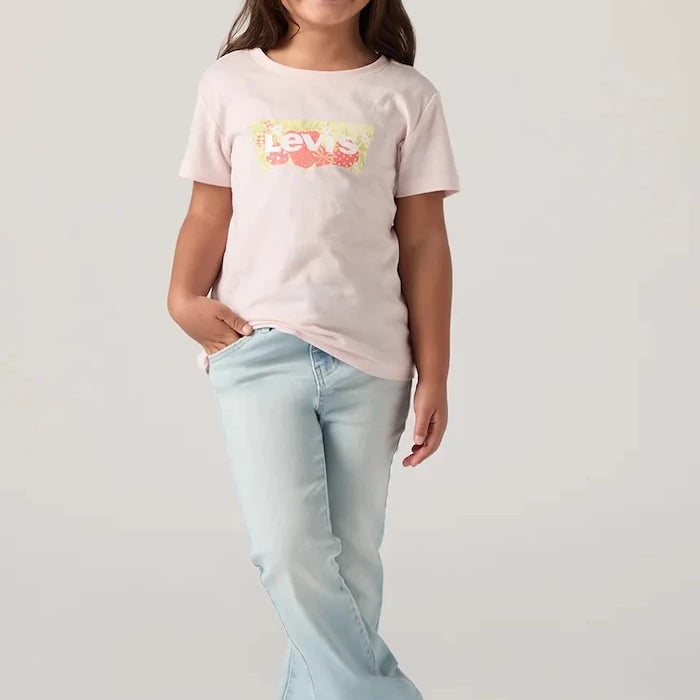 Детска тениска Levi's STRAWBERRY SS BATWING TEE