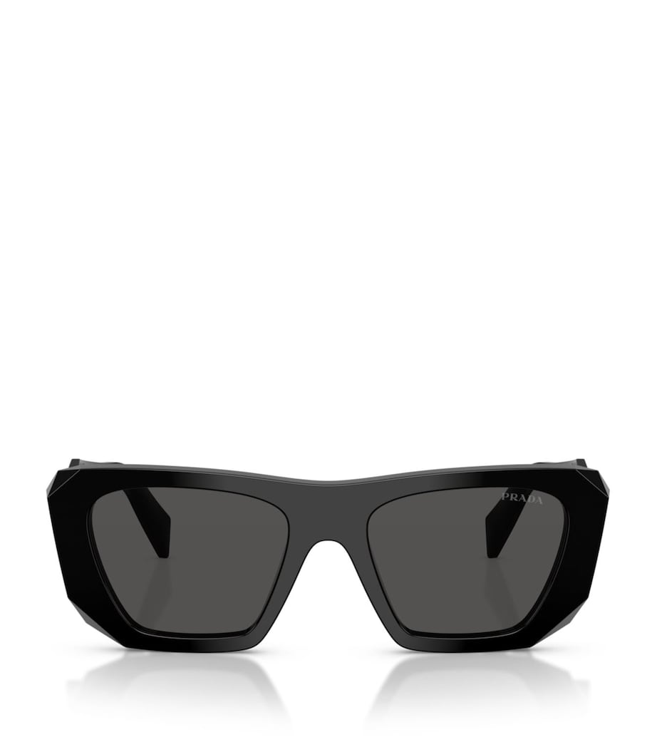 Prada Black Acetate PR B18S Sunglasses