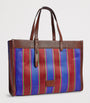 Anya Hindmarch Multi Stripe Eyes Shopper Bag