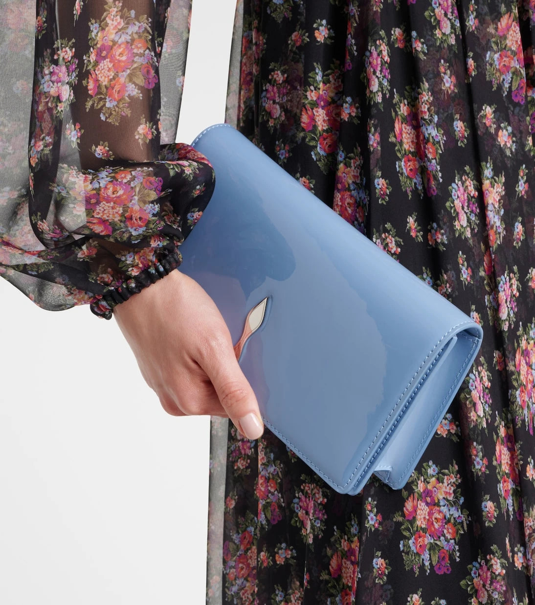 Christian Louboutin - Bettina patent leather clutch